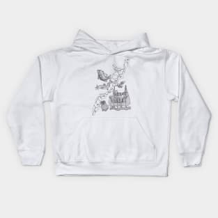 the Great Valley Map Kids Hoodie